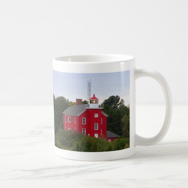 Marquette Harbour Lighthouse Tasse (Rechts)