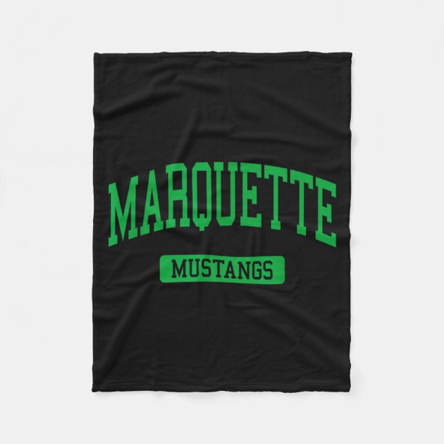 Marquette High School HS Chesterfield MO Varsity Fleecedecke (Vorderseite)