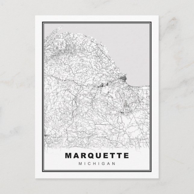 Marquette Karte (Vorderseite)