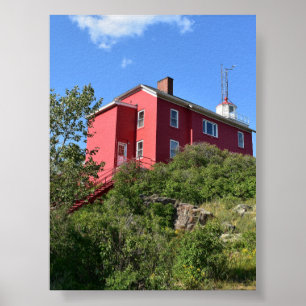 Marquette Lighthouse - alias Big Red Poster