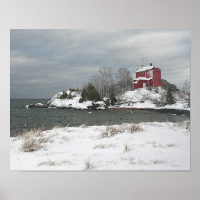 Marquette Lighthouse Poster (Vorne)