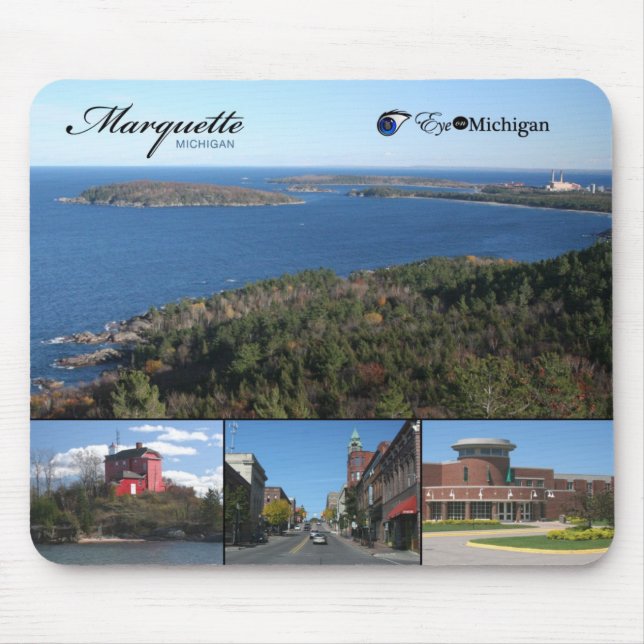 Marquette, Michigan Mousepad (Vorne)