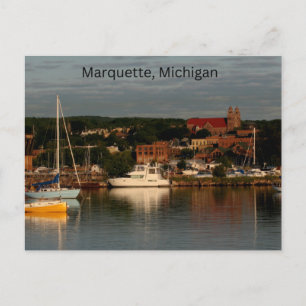 Marquette, Michigan Postcard Postkarte