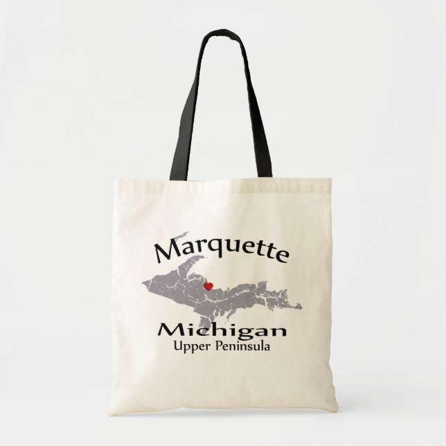 Marquette Michigan Tragetasche (Vorne)
