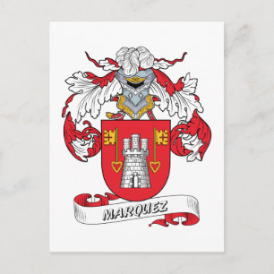 Marquez Familienwappen Postkarte