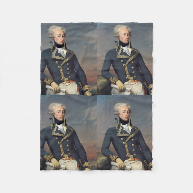 Marquis de Lafayette Blanket Fleecedecke (Vorderseite)