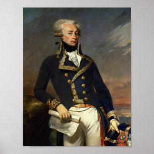 Marquis de Lafayette Painting Poster