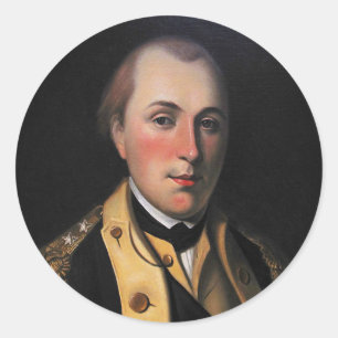 Marquis de Lafayette Runder Aufkleber
