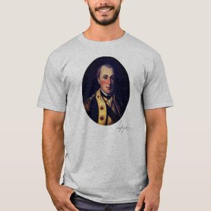 Marquis de Lafayette (Unterschrift am unteren Rand T-Shirt