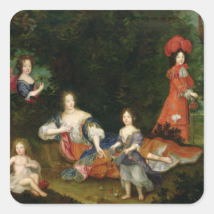 Marquise de Montespan Quadratischer Aufkleber