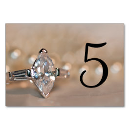 Marquise Diamond Ring Wedding Tischnummern