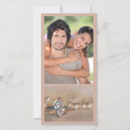 Marquise Diamond Verlobung Ring Wedding Vielen Dan Dankeskarte