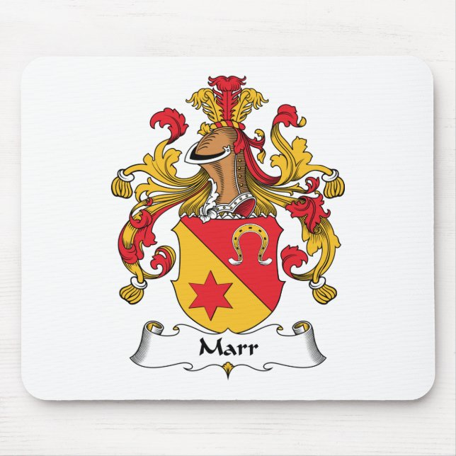 Marr Familienwappen Mousepad (Vorne)