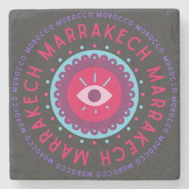 Marrakech Eyes Steinuntersetzer