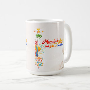 Marrakech Glows – Lebendiges Marokkanisches Kunst- Kaffeetasse