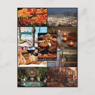 Marrakech - Maroc - Carte postale Postkarte