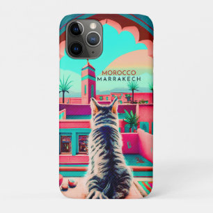 Marrakech Marokko Katze Reisen Tourismus Souvenir Case-Mate iPhone Hülle