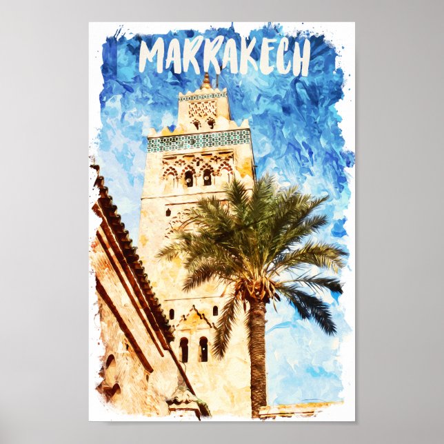 Marrakech Marokko Poster (Vorne)