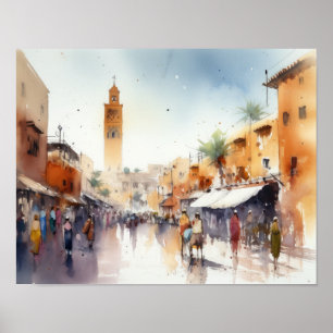 Marrakech Marokko Poster
