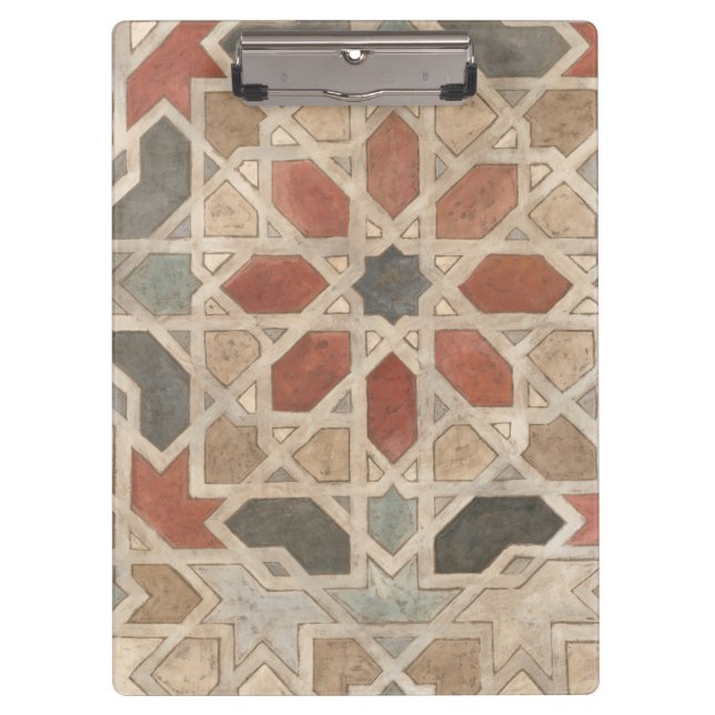 Marrakesch-Design II Klemmbrett (Vorderseite)