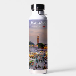 Marrakesch, Marokko - Djemaa el Fnaa-Platz Trinkflasche