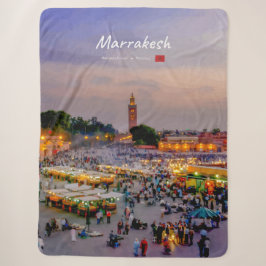 Marrakesch, Marokko - Jemaa el Fnaa Platz Sherpadecke