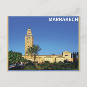 Marrakesch - Marokko Postkarte