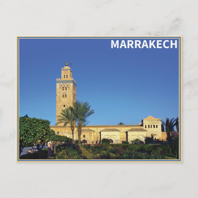Marrakesch - Marokko Postkarte (Vorderseite)
