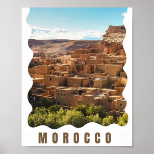 Marrakesch, Marokko Reise Überraschen Geschenkguts Poster