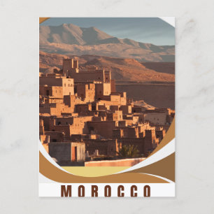 Marrakesch, Marokko Reise Überraschung Geschenk Ti Feiertagspostkarte