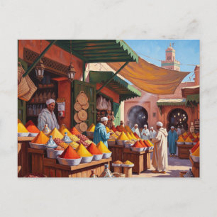 Marrakesch Marokko Reisen Postkarte