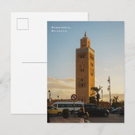Marrakesch Marokko Stadt Stimmung Straßen Szene Postkarte