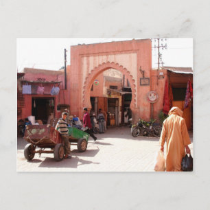 Marrakesch-Medina Postkarte