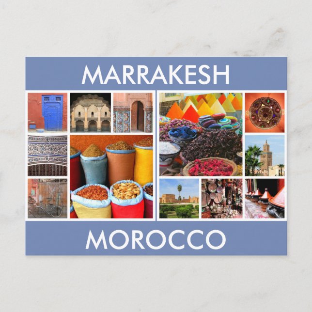 marrakesch postkarte (Vorderseite)
