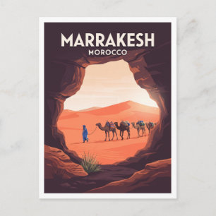 Marrakesh — Karawane durch das Dünen-Tor Postkarte