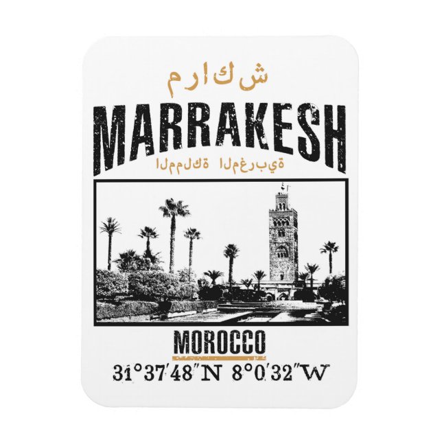 Marrakesh Magnet (Vertikal)