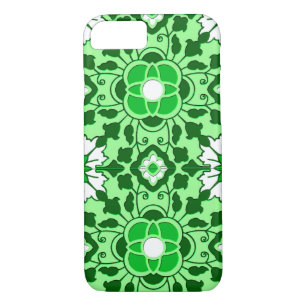 Marrokanischer Blumenstrauß, Smaragd und Limetteng Case-Mate iPhone Hülle