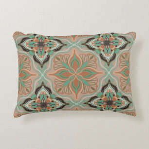 Marrokanischer Pastell floraler Tile Dekokissen