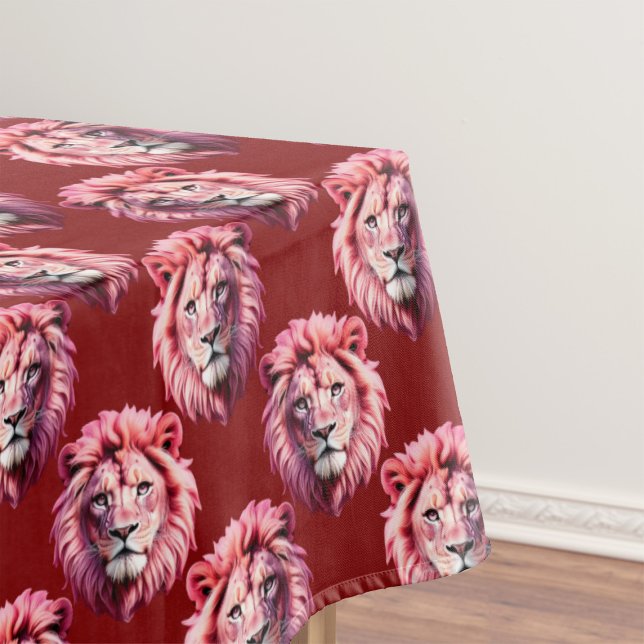 Marroter Löwenkopf-Design  Tischdecke (Von Creator hochgeladen)