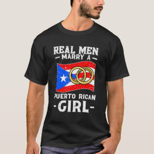 Marry a Puerto Rico Ehefrau Ehemann von Puerto Ric T-Shirt