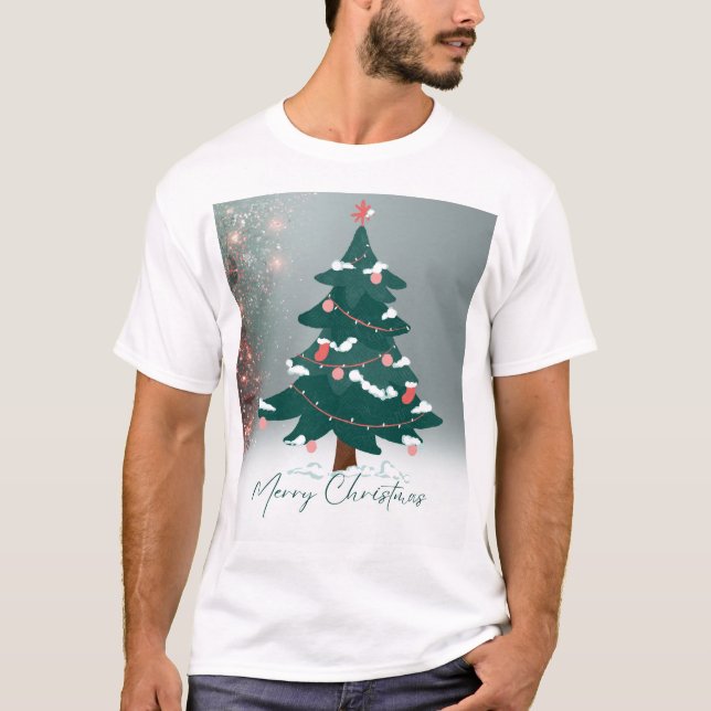 Marry christmiss festive holiday tee (Vorderseite)