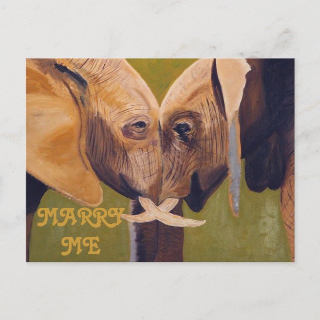 MARRY ME POSTKARTE (Vorderseite)