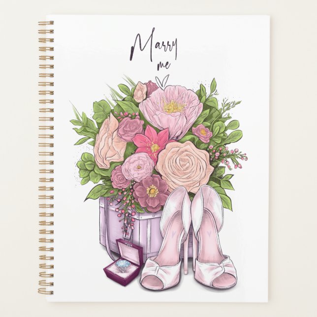 Marry Me Wedding Planner Planer (Vorderseite)