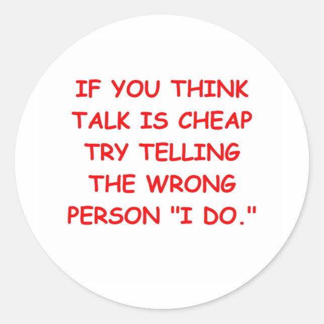 MARRY.png Runder Aufkleber (Vorderseite)