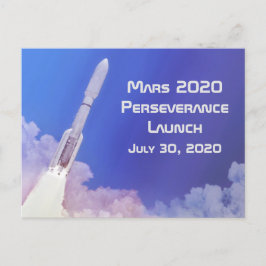 Mars 2020 Durchhaltebeginn Postkarte