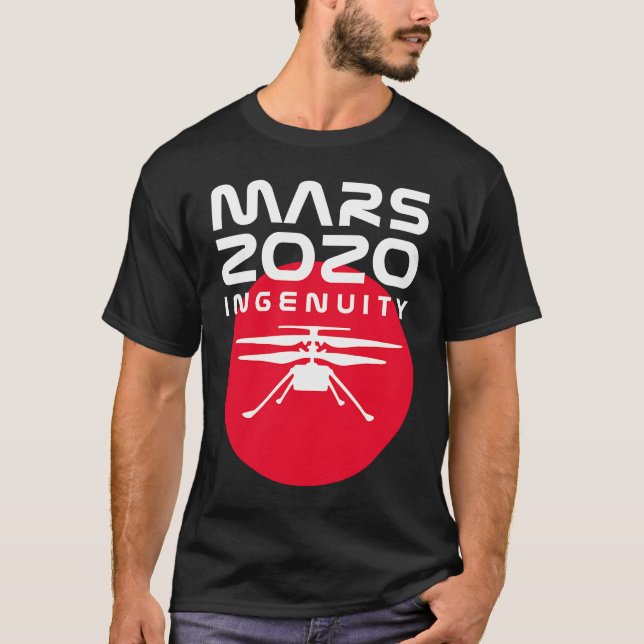 Mars 2020 Perseverance Ingenuity Helicopter Girls  T-Shirt (Vorderseite)
