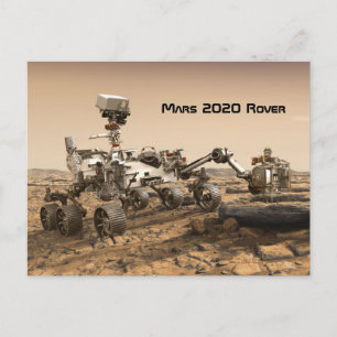 Mars 2020 Rover Postkarte