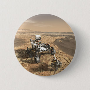 Mars 2020 rutschten auf der Oberfläche der Mars. Button