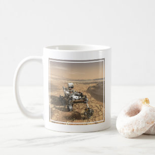 Mars 2020 rutschten auf der Oberfläche der Mars. Kaffeetasse