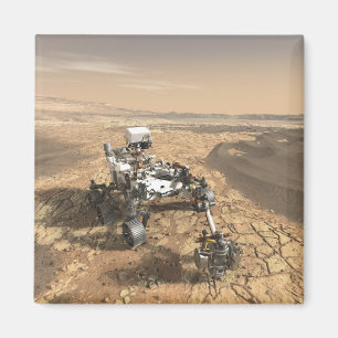 Mars 2020 rutschten auf der Oberfläche der Mars. Magnet